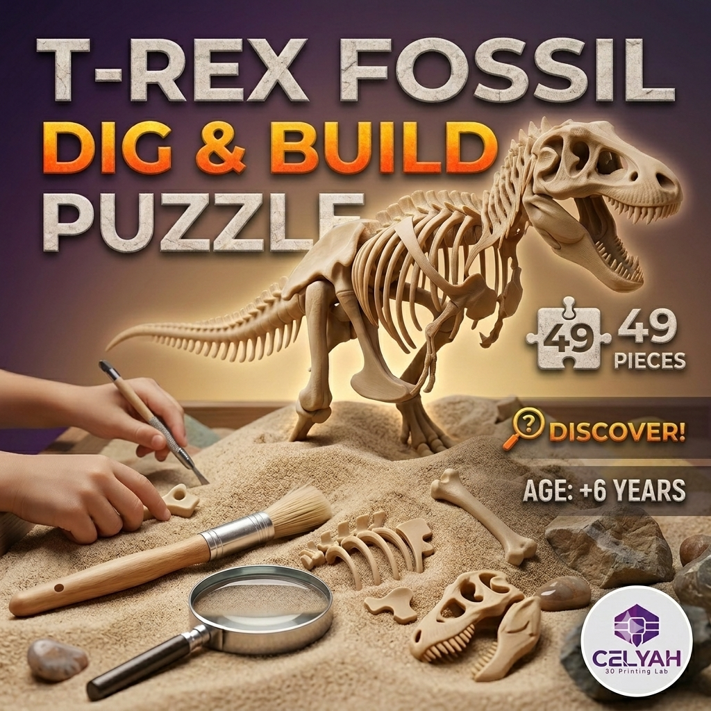 T-Rex Skeleton Archeology Puzzle