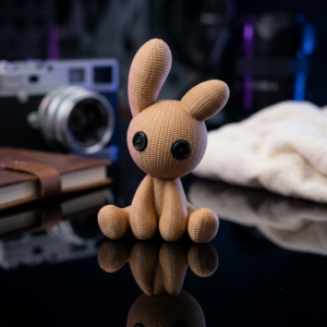 Cyber-Cozy Articulated Knit Bunny