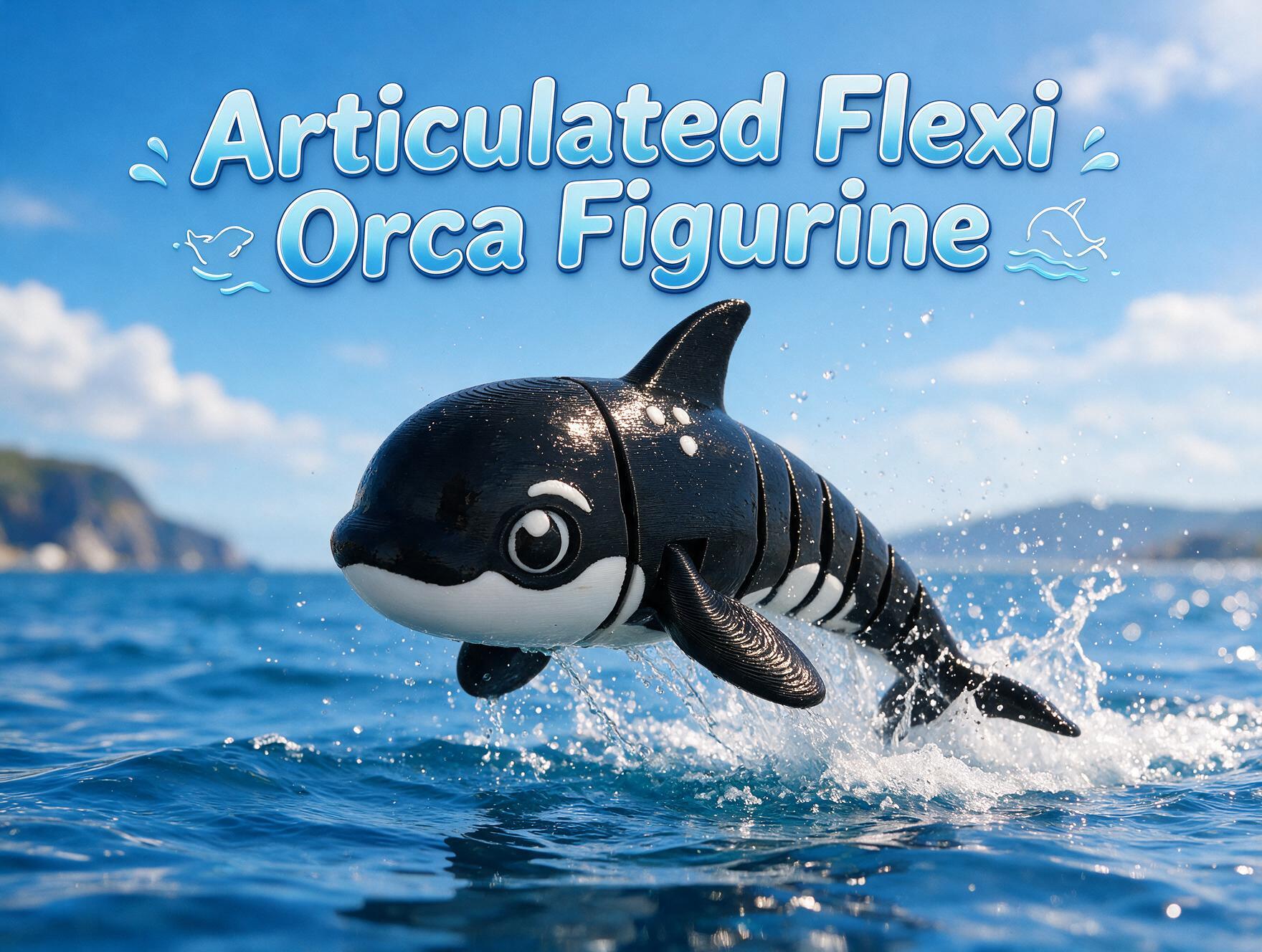 Articulated Flexi Orca