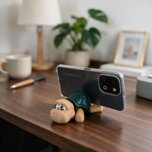 Cute Turtle Phone Holder Stand & Desk Figurine