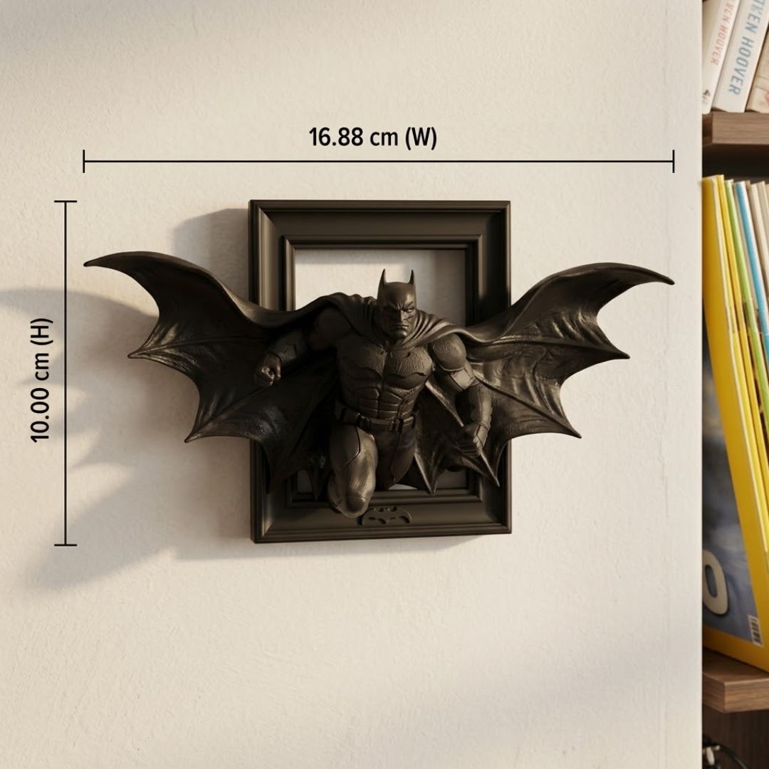 Batman 3D Frame Wall Art