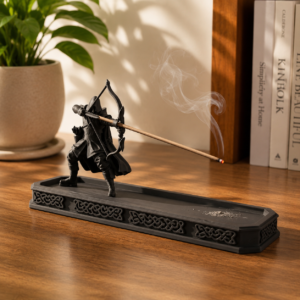 Hooded Archer Incense Burner & Ash Catcher Tray