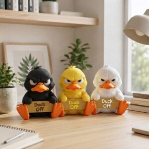 Angry Duck "Duck Off" Desk Figurine