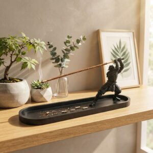 Samurai Incense Burner & Ash Catcher