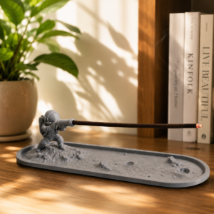 Astronaut Bazooka Incense Burner & Ash Catcher Tray
