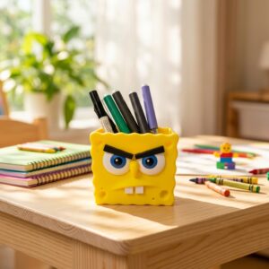 Angry SpongeBob Pen & Pencil Holder