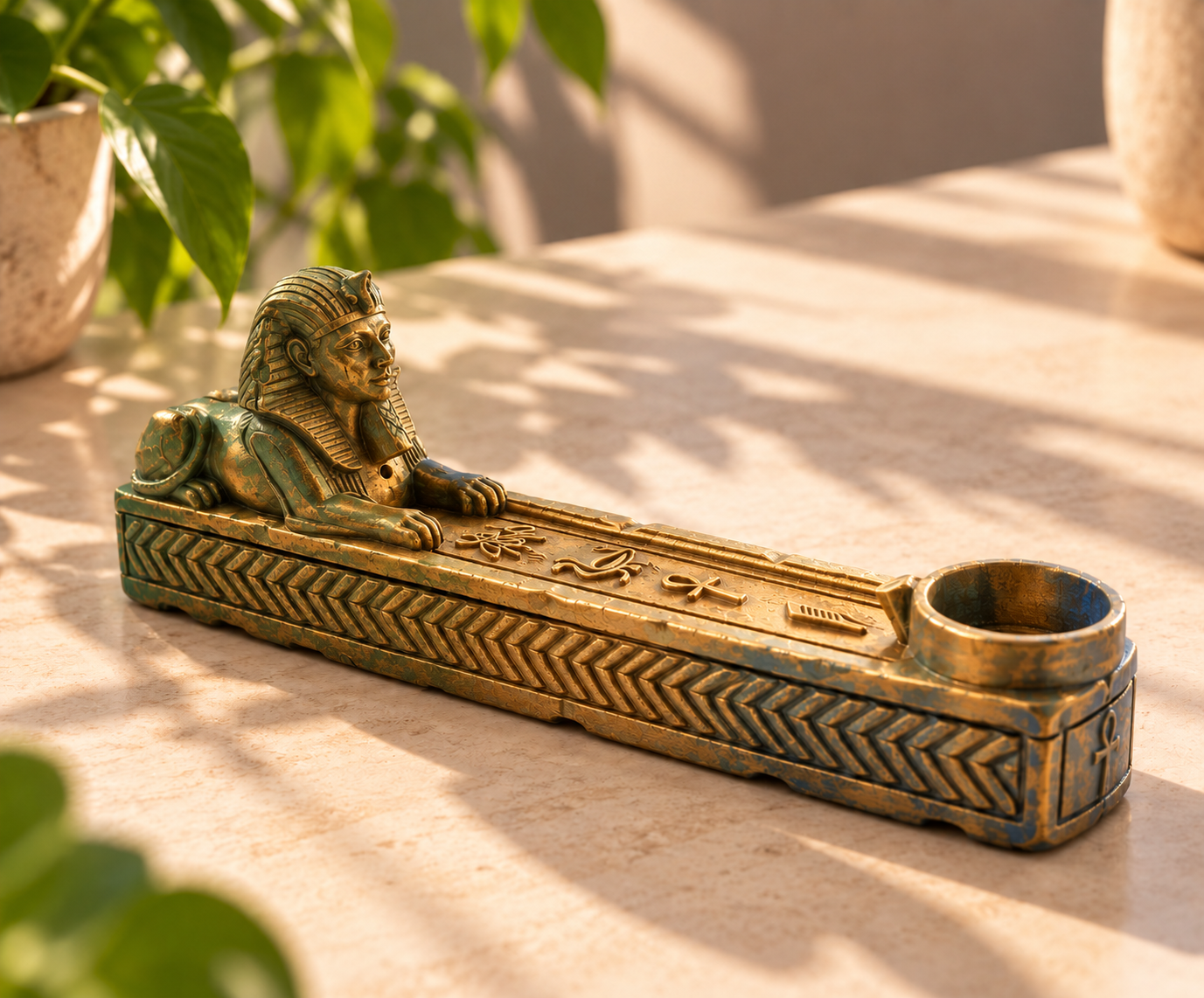 Sphinx Incense Holder & Storage Box - Image 2